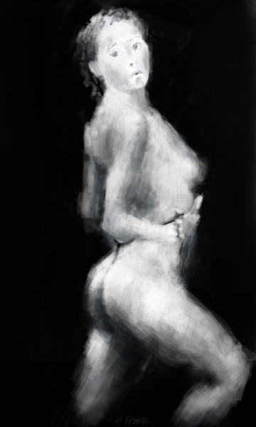 Digital Arts titled "Cabaret 0002" by Michel Thiery (By Daesyl arts), Original Artwork, Digital Painting