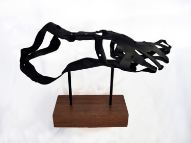 Skulptur mit dem Titel "Civilization" von Michel V. Meulenert (Meulenert), Original-Kunstwerk, Metalle