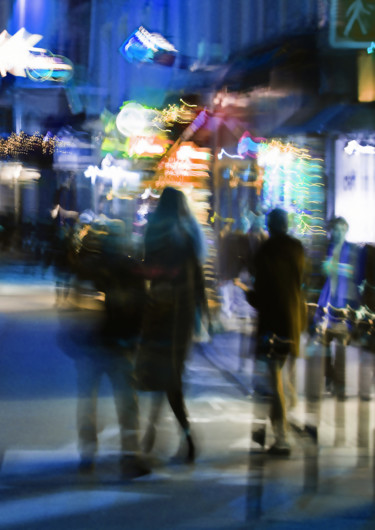 Fotografia intitulada "Série "Nuits Bleues…" por Michel Volle, Obras de arte originais