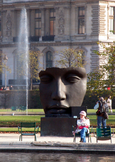 Photographie intitulée "Paris Tuileries "Re…" par Michel Volle, Œuvre d'art originale