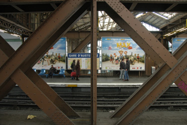 Photography titled "Station Austerlitz" by Michel Volle, Original Artwork