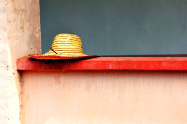 Photographie intitulée "Chapeau de paille" par Michel Wayer, Œuvre d'art originale, Photographie numérique