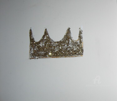 Ζωγραφική με τίτλο "The Crown" από Michela Curtis, Αυθεντικά έργα τέχνης, Παστέλ