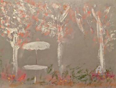 Картина под названием "The Coming of Spring" - Michela Curtis, Подлинное произведение искусства, Масло