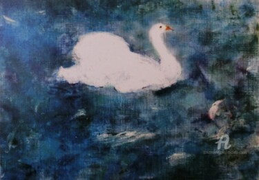 "Swan Lake" başlıklı Dijital Sanat Michela Curtis tarafından, Orijinal sanat, Diğer