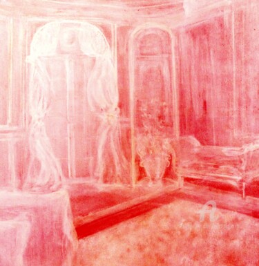 Peinture intitulée "The Room" par Michela Curtis, Œuvre d'art originale, Pastel