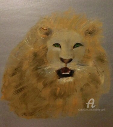 Painting titled "Wild" by Michela Curtis, Original Artwork, Oil