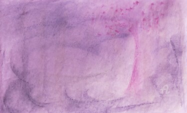 Malerei mit dem Titel "Abstract 33" von Michela Curtis, Original-Kunstwerk, Aquarell