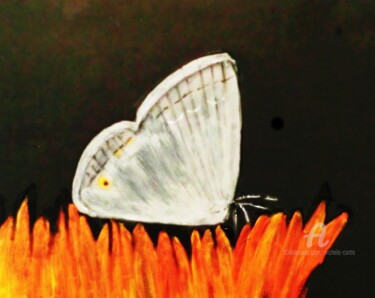 Painting titled "Nectar" by Michela Curtis, Original Artwork, Oil