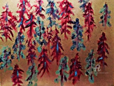 Malerei mit dem Titel "Abstract 35" von Michela Curtis, Original-Kunstwerk, Öl