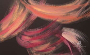 Картина под названием "Abstract 53" - Michela Curtis, Подлинное произведение искусства, Масло
