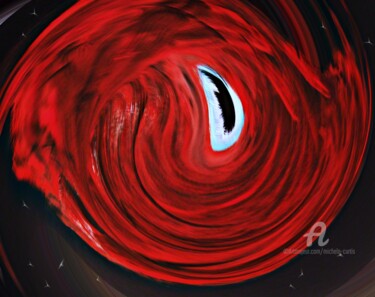 绘画 标题为“The Black Hole” 由Michela Curtis, 原创艺术品, 油