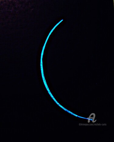 "Crescent of Uranus" başlıklı Tablo Michela Curtis tarafından, Orijinal sanat, Petrol