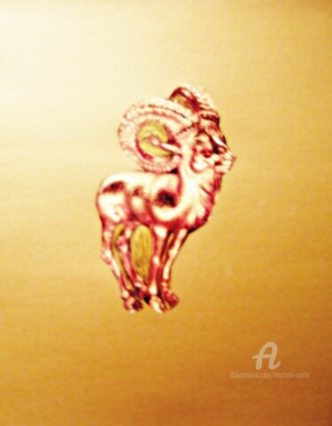 Artcraft titled "The Golden Ram" by Michela Curtis, Original Artwork