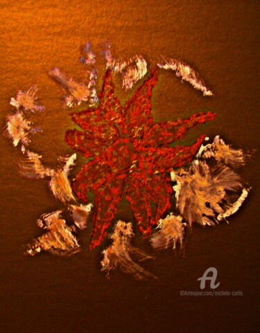 Painting titled "Starfish" by Michela Curtis, Original Artwork, Oil