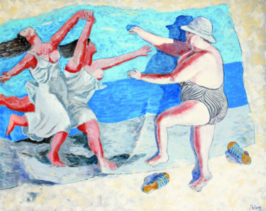Pittura intitolato "Dream" da Michel Adam, Opera d'arte originale, Acrilico