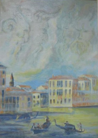 Painting titled "Esprit de canal" by Michel Adam, Original Artwork