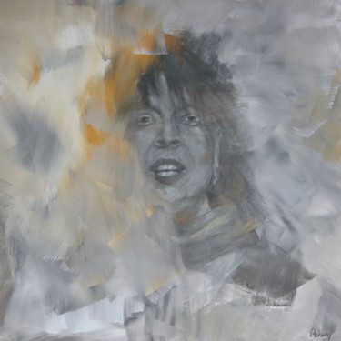 Painting titled "Emergence 2" by Michel Adam, Original Artwork, Acrylic