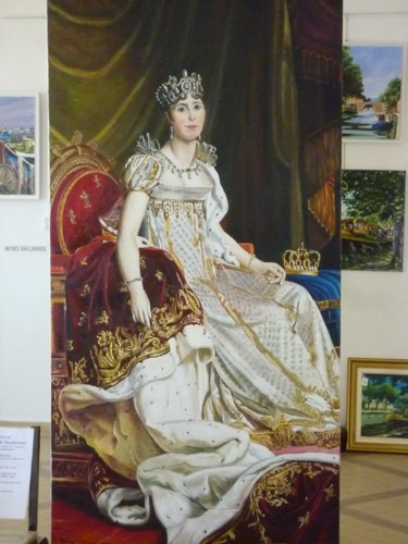 Painting titled "Joséphine de Beauha…" by Michel Ballanger, Original Artwork, Oil