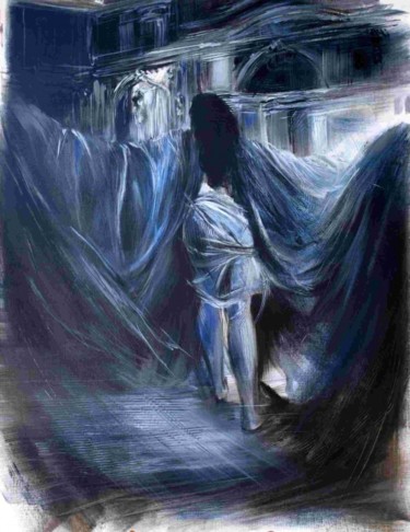 Painting titled "Requiem" by Michel Bona, Original Artwork