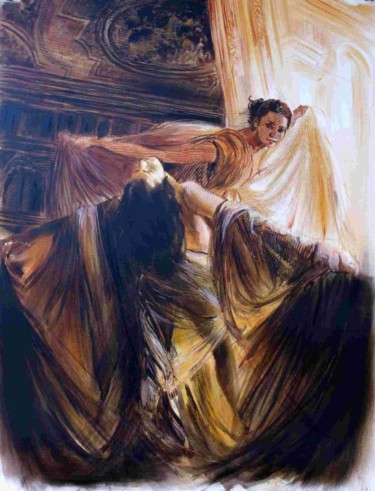 Painting titled "Opera" by Michel Bona, Original Artwork