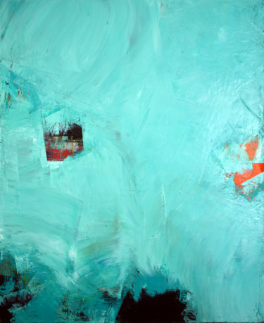 Pittura intitolato "Mouvement N° 5" da Michel Boucharinc, Opera d'arte originale, Acrilico Montato su Telaio per barella in…