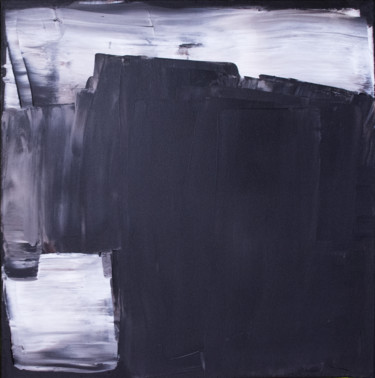 Peinture intitulée "Ombre noir" par Michel Boucharinc, Œuvre d'art originale, Acrylique Monté sur Châssis en bois