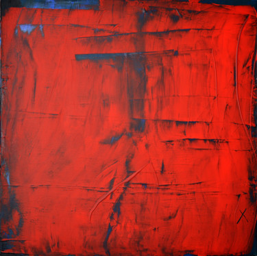 Painting titled "Strate 8" by Michel Boucharinc, Original Artwork, Acrylic Mounted on Wood Stretcher frame