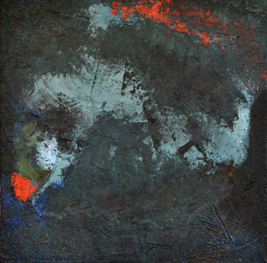 Peinture intitulée "Figure N° 3 "Cratèr…" par Michel Boucharinc, Œuvre d'art originale, Acrylique Monté sur Châssis en bois