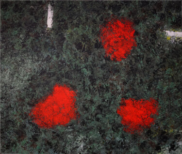 Картина под названием "NEBULEUSE N° I" - Michel Boucharinc, Подлинное произведение искусства, Акрил Установлен на Деревянная…