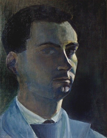 Peinture intitulée "Autoportrait" par Michel Cabon, Œuvre d'art originale