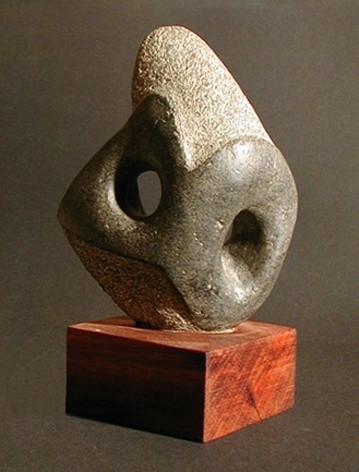 Sculpture intitulée "Femme de dos" par Michel Cabon, Œuvre d'art originale