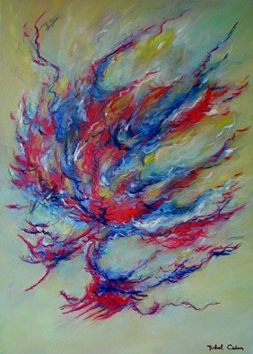 Peinture intitulée "Dragon de l'Air" par Michel Cabon, Œuvre d'art originale