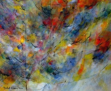 Peinture intitulée "Rêve Harmonique" par Michel Cabon, Œuvre d'art originale