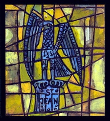 Peinture intitulée "Saint Jean" par Michel Cabon, Œuvre d'art originale