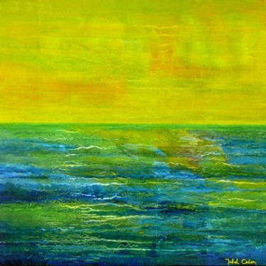 Painting titled "Rêve Marin" by Michel Cabon, Original Artwork