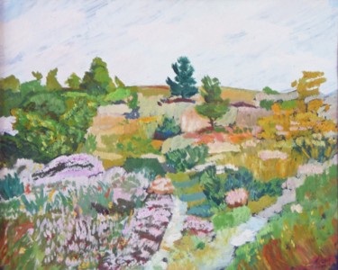 Peinture intitulée "La Lande Pourrie Mo…" par Michel Cabon, Œuvre d'art originale