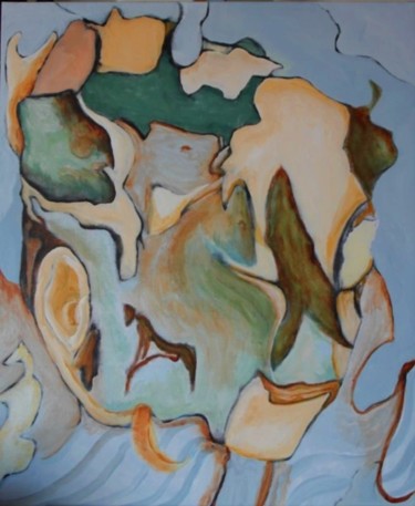 Peinture intitulée "Le rêve de Colombin…" par Michel Darves, Œuvre d'art originale, Acrylique