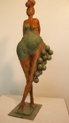 Sculpture titled "mannequin aux couco…" by Micheldejos, Original Artwork