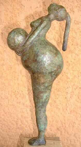 Sculpture intitulée "dum dum bronze" par Micheldejos, Œuvre d'art originale