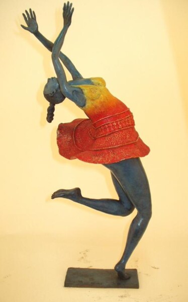 Sculpture intitulée "furya" par Micheldejos, Œuvre d'art originale