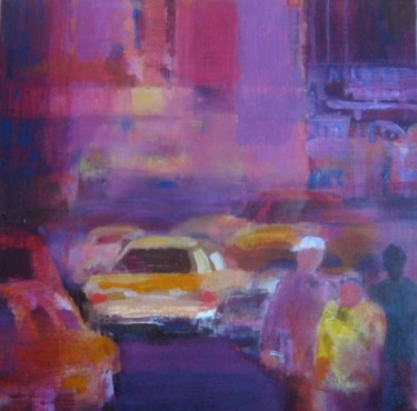 Painting titled "Traffic 4" by Michel De Mingo, Original Artwork