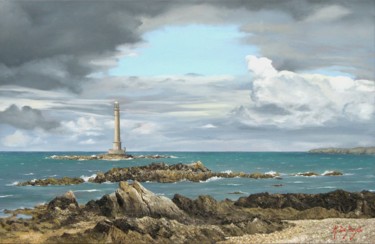 Peinture intitulée "Couleurs du Cotentin" par Michel De Ruyck, Œuvre d'art originale, Huile