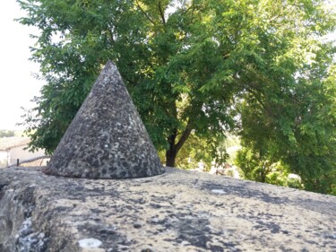 Fotografia zatytułowany „Triangle avec vue” autorstwa Michèle Baylet-Brunet, Oryginalna praca, Fotografia cyfrowa