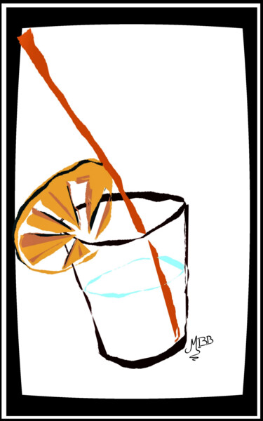 Invitation aromatisée Digitale Künste mit dem Titel "Invitation aromatis…" von Michèle Baylet-Brunet, Original-Kunstwerk, Digitale Malerei