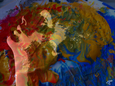 Digital Arts titled "Regard d'espoir cha…" by Michèle Baylet-Brunet, Original Artwork, Digital Painting
