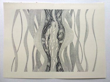 Dibujo titulada "Dessin1" por Michèle Caranove, Obra de arte original, Tinta