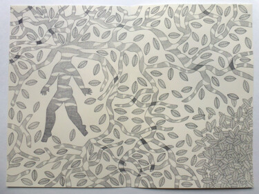 Dessin intitulée "Dessin20" par Michèle Caranove, Œuvre d'art originale, Encre