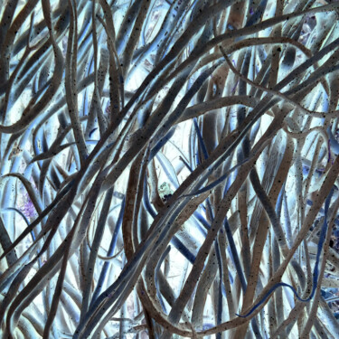 Arts numériques intitulée "Algues" par Michèle Caranove, Œuvre d'art originale, Travail numérique 2D