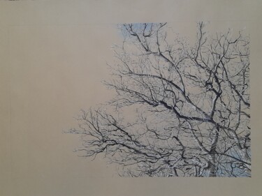 Drawing titled "Grandes Branches 3…" by Michèle Caranove, Original Artwork, Ink